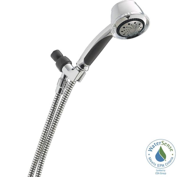 Delta 5-Spray Traditional Hand Shower with Pause in Chrome