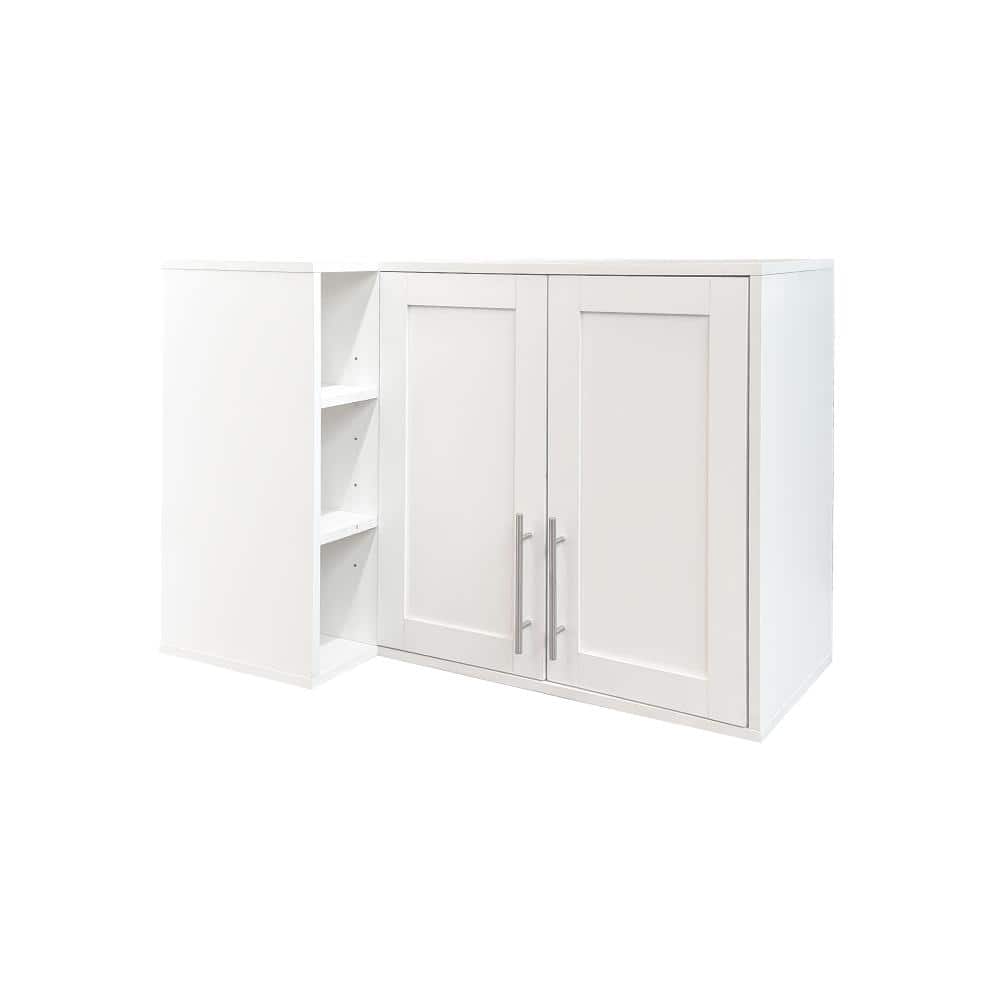 35.43 in. W x 18.9 in. D x 24.41 in. H Bathroom Storage Wall Cabinet in White price history on PriceWatchPro