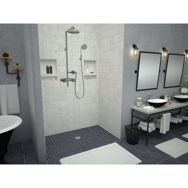 60 x 31 Accessible Shower (Center Drain)