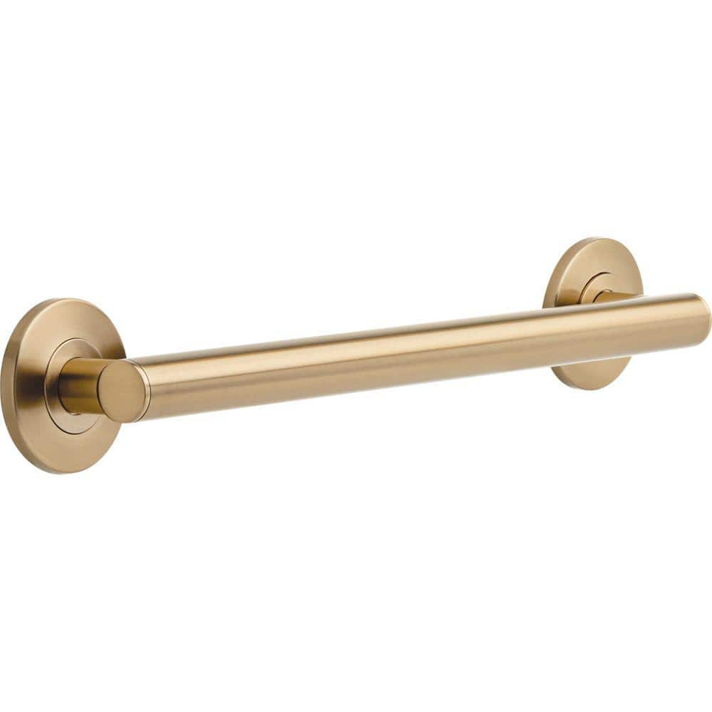 Delta BathSafety 18  Contemporary Decorative ADA Grab Bar in Champagne Bronze