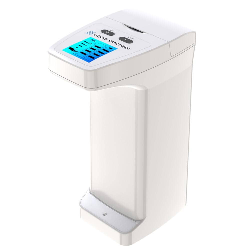 Drinkpod Touchless Soap Dispenser Hand Lotion Sanitizer Dispenser Infrared Motion Sensor Led Display For Liquid Volume Dp Sani Pod The Home Depot