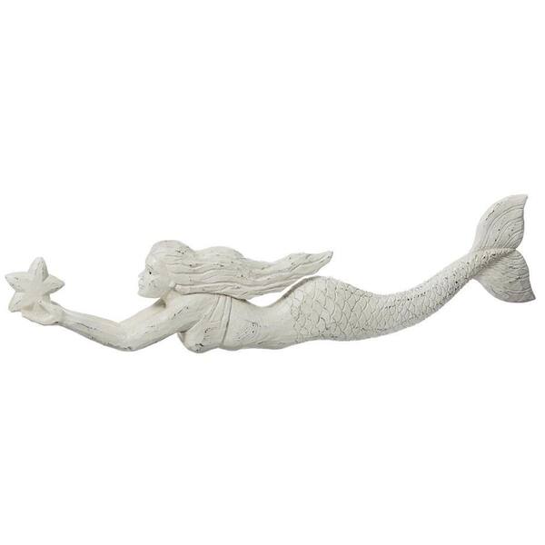 Filament Design Sundry 6 in. x 24 in. Mermaid Traditional Wall Art-DISCONTINUED