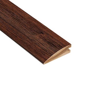 Brushed Horizontal Rainforest 3/8 in. Thick x 2 in. Wide x 78 in. Length Bamboo Hard Surface Reducer Molding