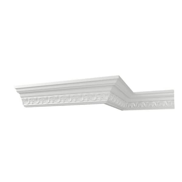 Ekena Millwork Laredo 2 in. D x 2.125 in. W x 12 in. L Polyurethane Crown Moulding Sample
