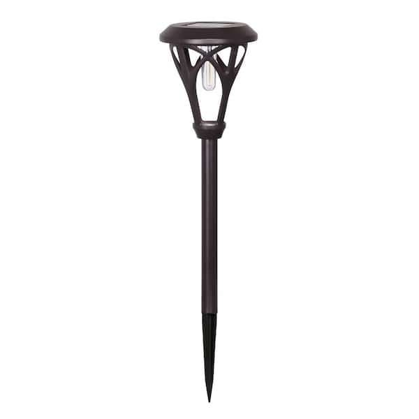 Westinghouse Solar Coffee Brown Outdoor Integrated LED Landscape Path Light