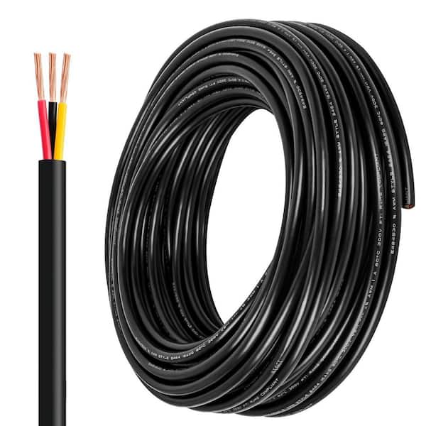 50 ft. 14/41 Stranded Grounded Low Voltage Landscape Lighting, AWG Wire Pre-Cut Length for LED Lamp Lighting Automotive
