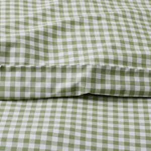 Gingham Petal Organic Cotton Percale Comforter