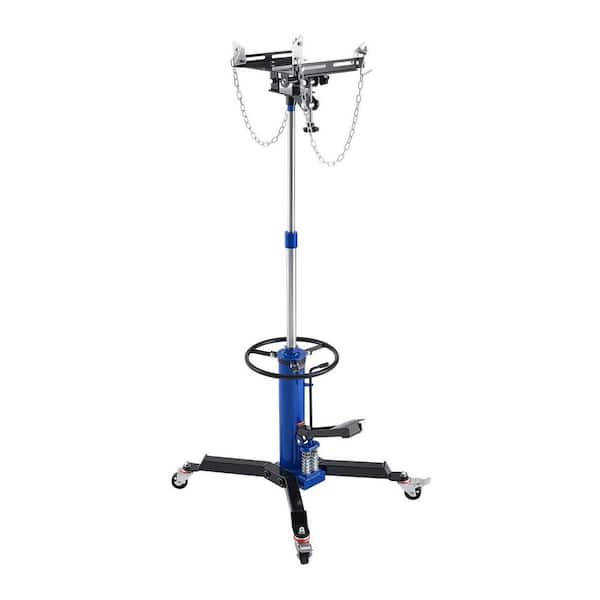 Hydraulic Transmission Jack, 1322 lbs. Capacity, Telescoping with Foot Pedal, 34.6-69.3 in. High, Garage/Shop Hoist
