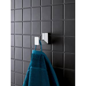 Selection Cube Wall-Mount Robe Hook in StarLight Chrome