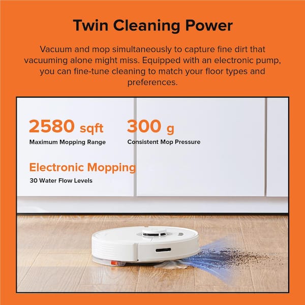Reviews for Roborock Q Revo Robotic Vacuum and Mop with Smart Navigation,  Self-Emptying, Self-Drying, Multisurface in White