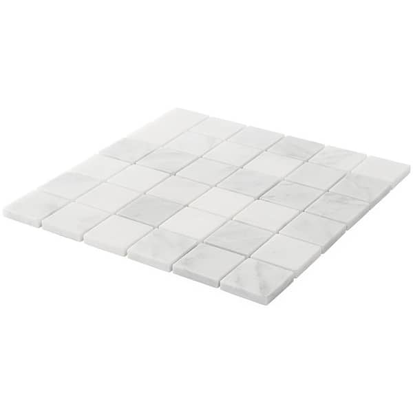 Ivy Hill Tile Asian Statuary Mesh Mounted Squares - 12 in. x 12 in