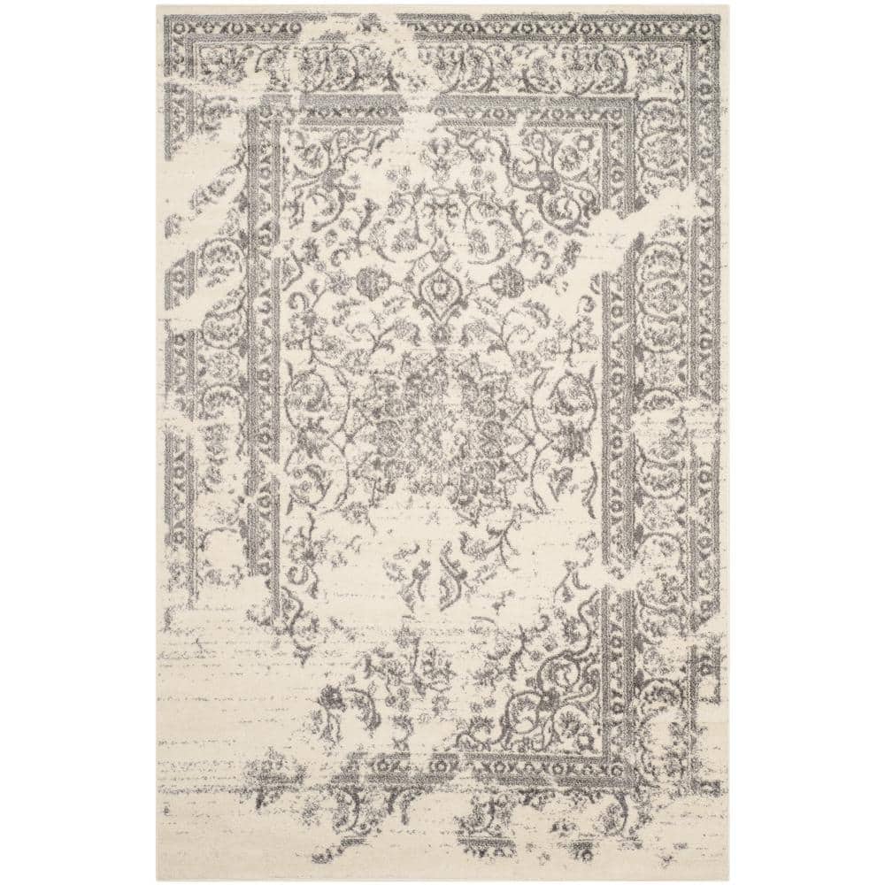 Safavieh Adirondack Ivory/Silver 6 ft. x 9 ft. Area RugADR101B6 The