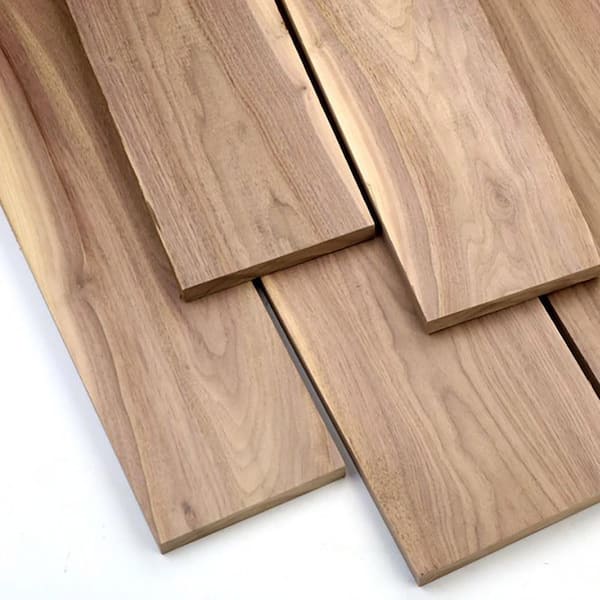 solol wood(walnut） 24 in. x 4 in. x 0.75 in. S4S Select Grade Walnut Kiln Dried