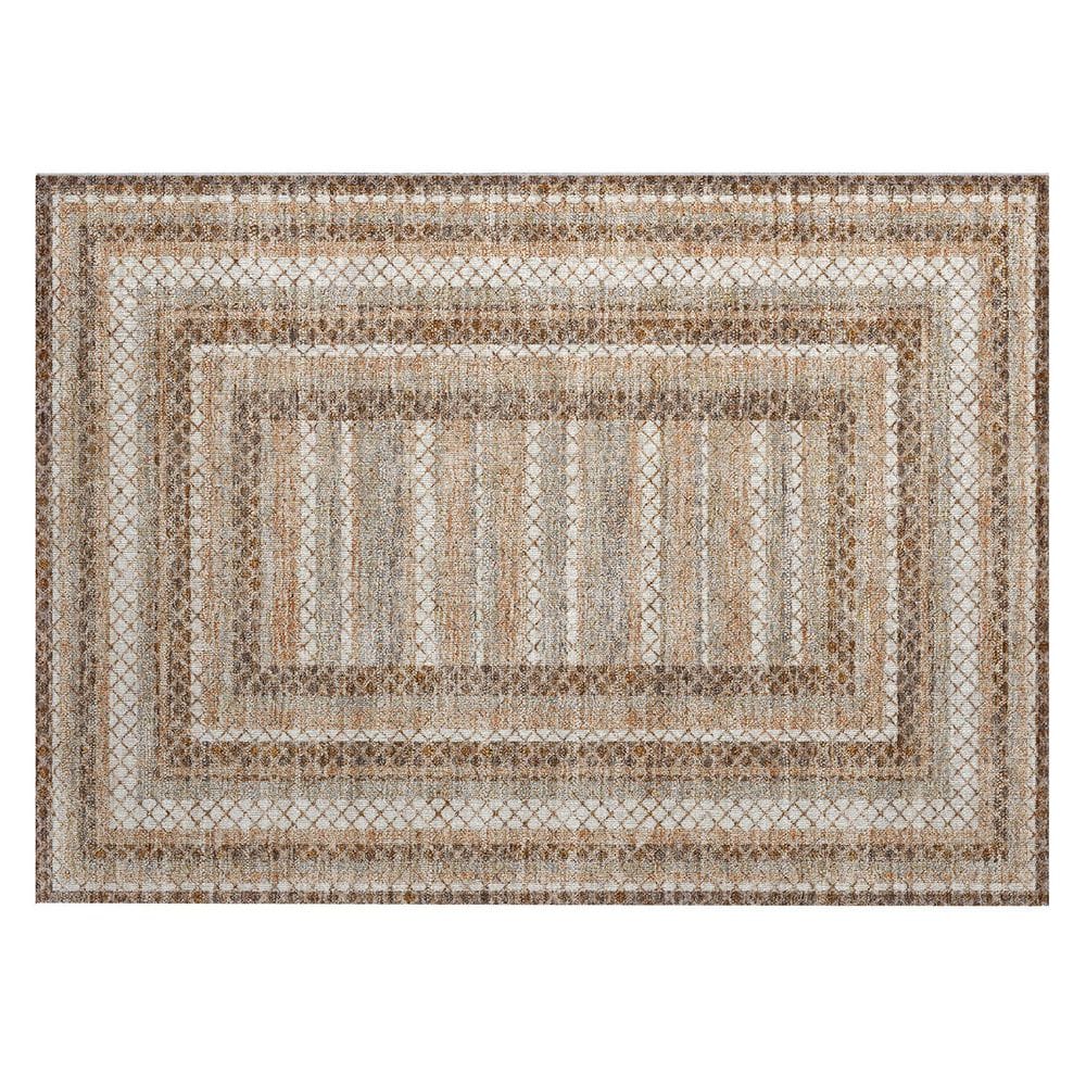 Chantille Machine Washable Indoor/Outdoor Abstract ACN2011 Chocolate 2 ft. x 3 ft. Accent Rug price history on PriceWatchPro
