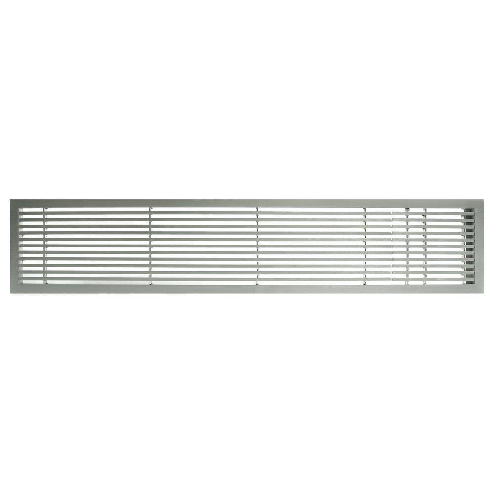 AG20 Series 6 in. x 36 in. Solid Aluminum Fixed Bar Supply/Return Air Vent Grille, Brushed Satin with Right Door price history on PriceWatchPro