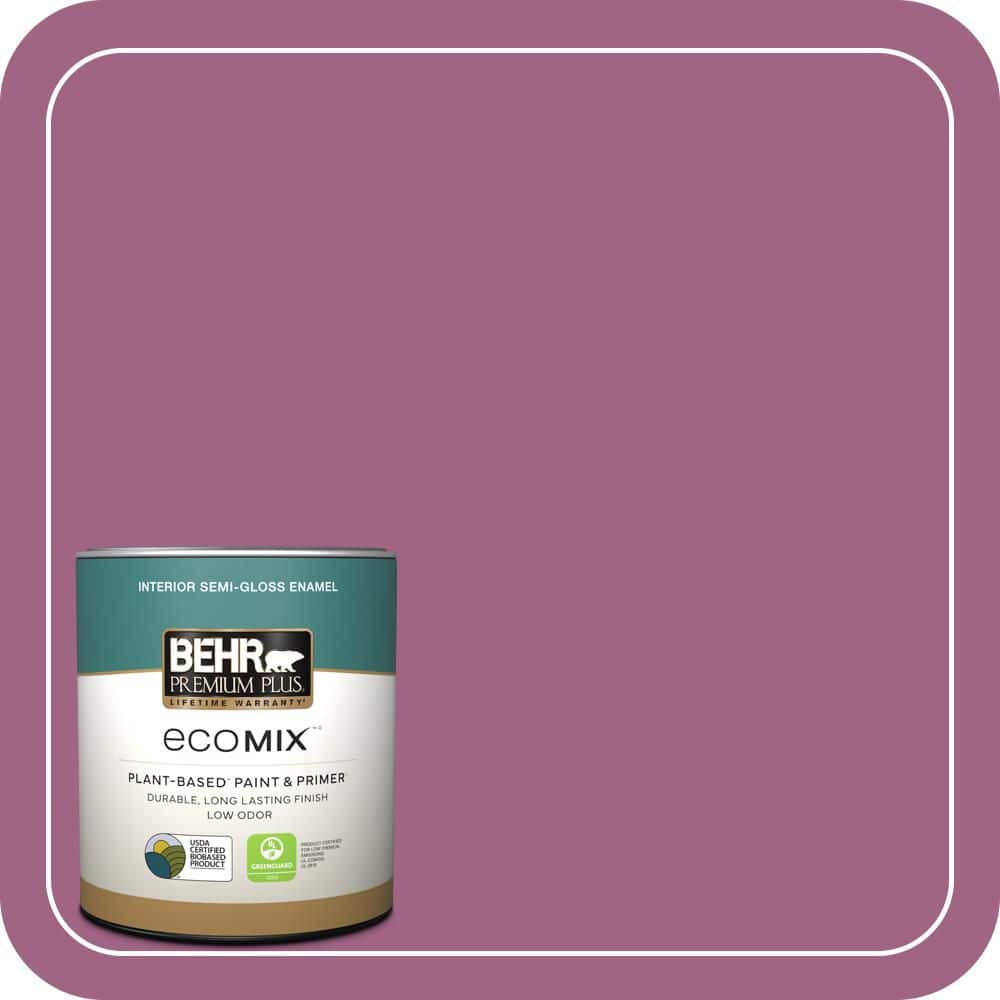 1 qt. #M120-6 Love Poem Semi-Gloss Enamel EcoMix Plant-Based Interior Paint & Primer price history on PriceWatchPro