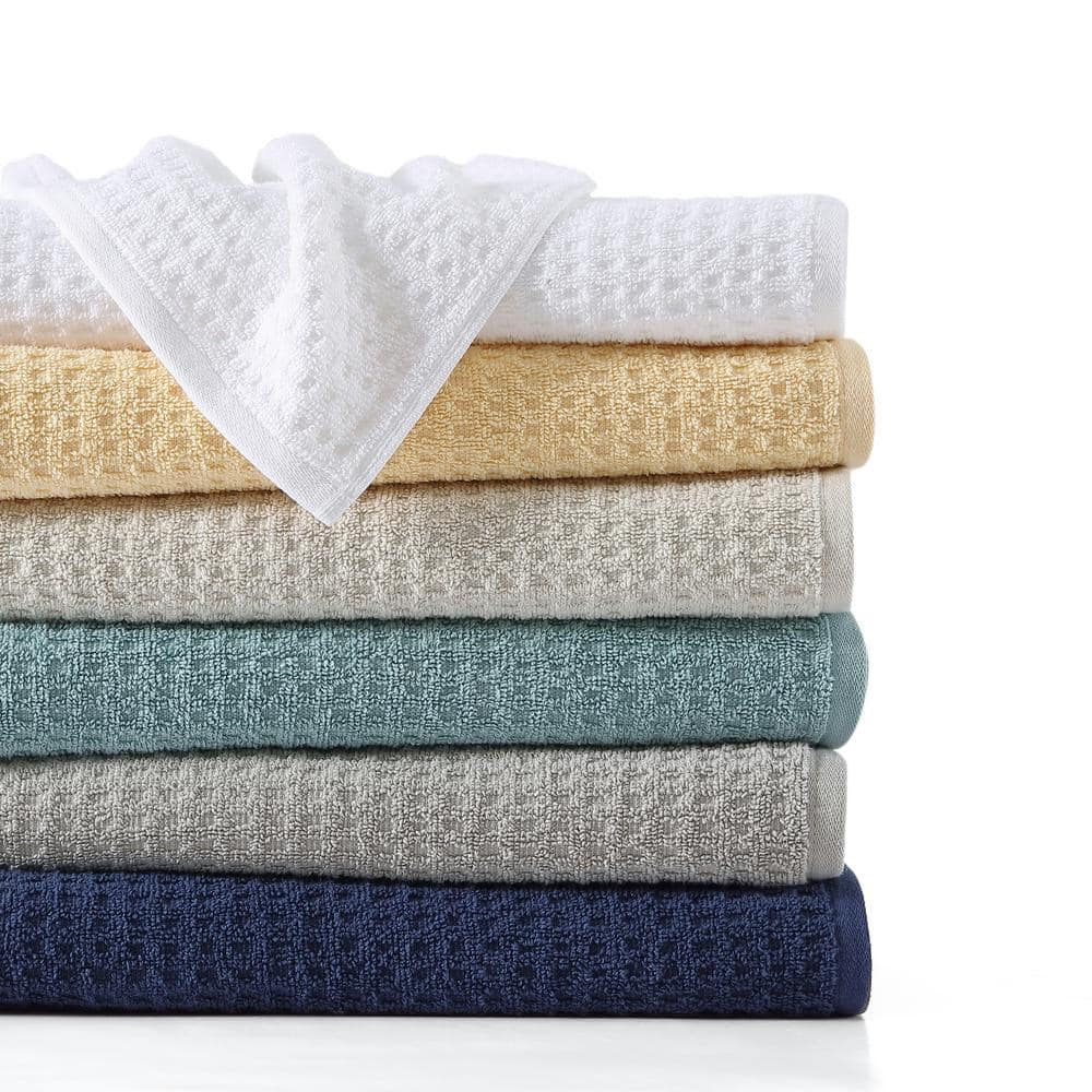 Oversized Navy Blue Cotton Bath Sheet Set