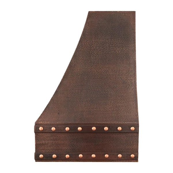 36 in. 1250 CFM Ducted Wall Mounted Correa Range Hood in Oil Rubbed Bronze