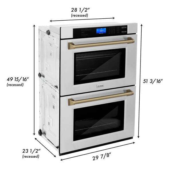 26 in wall oven