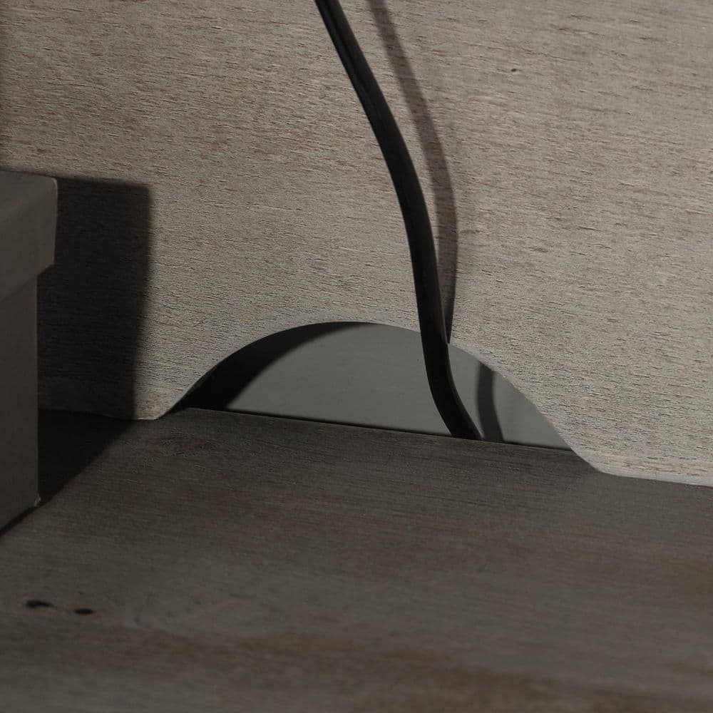 Mystic Oak Large Credenza with Adjustable Shelves