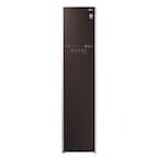H Styler Smart Steam Closet in Espresso Dark Brown with Steam and Sanitize Cycle