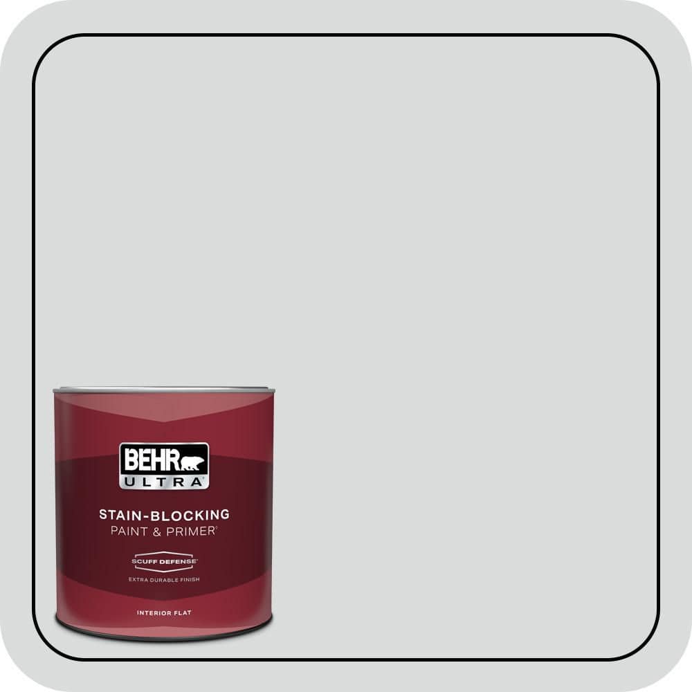 1 qt. #PPL-65 Silver Charm Extra Durable Flat Interior Paint & Primer price history on PriceWatchPro