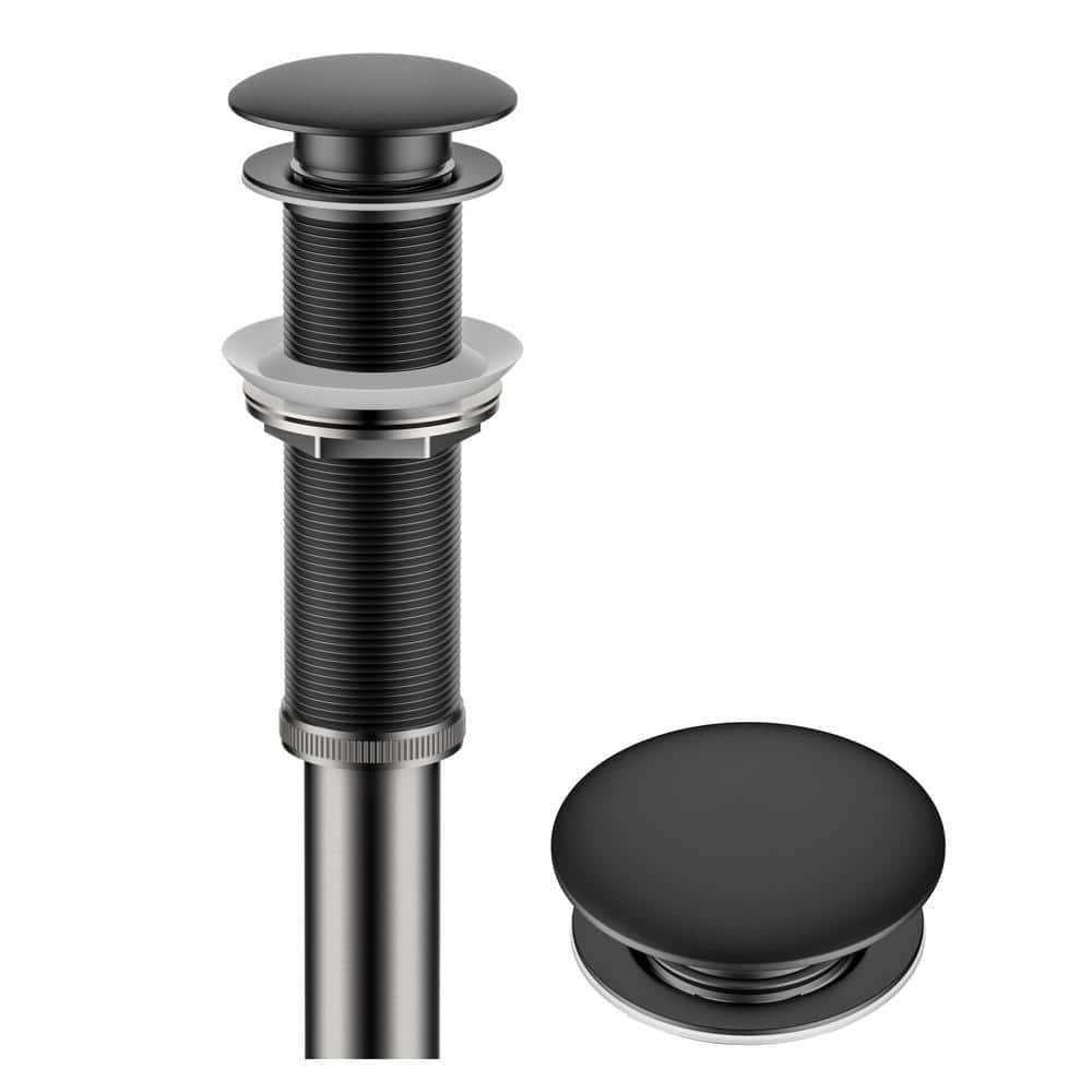 Bathroom Sink Pop-Up Drain with Extended Thread, Matte Black price history on PriceWatchPro