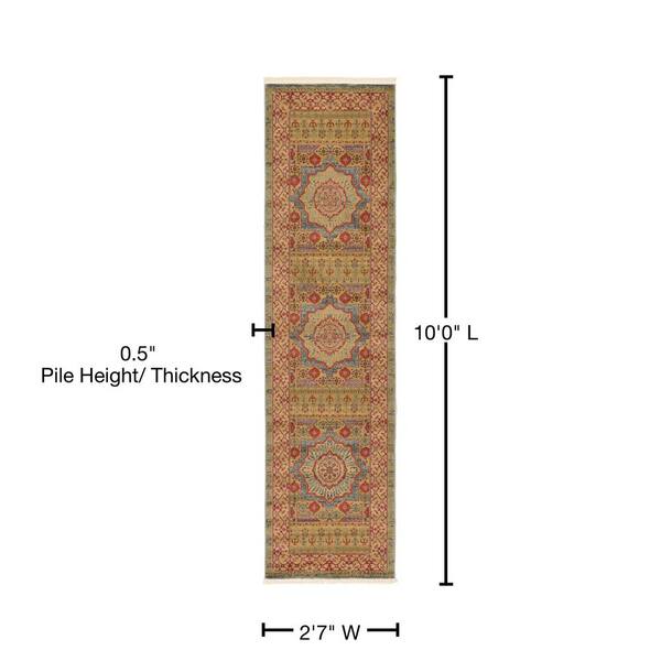 Unique Loom Warhol Vita 11 x 16 Fuchsia/Light Blue Indoor Medallion Oriental Area Rug Unique Loom Warhol Vita 11 x 16 Fuchsia/Light Blue Indoor Medallion Oriental Area Rug