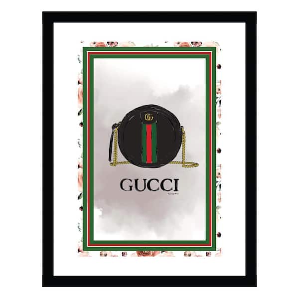 VENICE BEACH Collections Fashion Designer Glam Purse Bag Fairchild Paris 1-Piece Framed Graphic Print Abstract Poster Art Print 18 in. x 14 in.