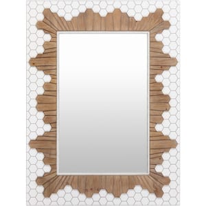 Mina 40 in. H x 30 in. W Ite Framed Decorative Mirror