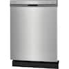 24 in Front Control Built-In Tall Tub Dishwasher in Stainless Steel with 4-cycles and DishSense Sensor Technology