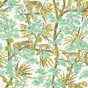 Leopards Lime Peel and Stick Wallpaper (Covers 60 sq. ft.)