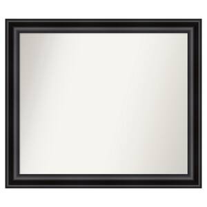 Grand Black 43.75 in. W x 37.75 in. H Custom Non-Beveled Recycled Polystyrene Framed Bathroom Vanity Wall Mirror