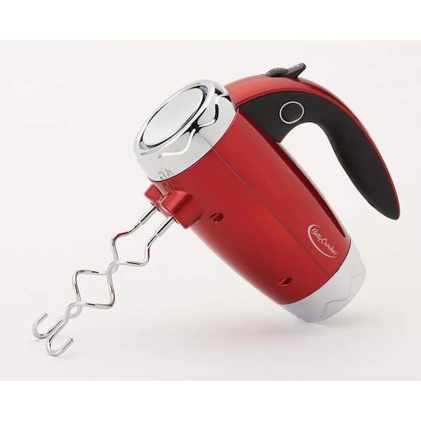 Betty Crocker 7-Speed Red Hand Mixer with Mini Stand BC-2208CMR