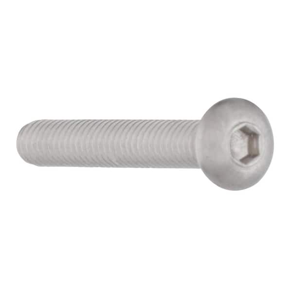 Stainless Steel Button Socket Head Screws #10-24 x 1" QTY 100 