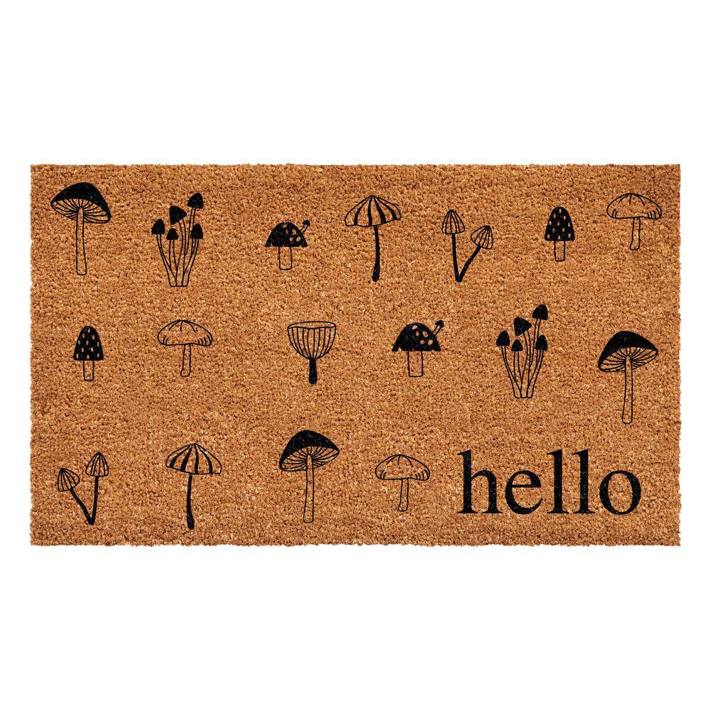 17 in. x 29 in. Mushroom Hello Doormat price history on PriceWatchPro