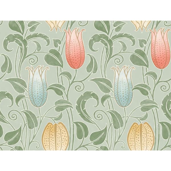 York Wallcoverings Canterbury Bells Unpasted Wallpaper (Covers 60.75 sq. ft.)