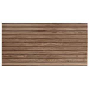 Brookline Ribbon Roble Brown 4 in. x 0.35 in. Matte Porcelain Floor and Wall Tile Sample