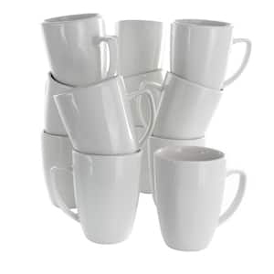 12 oz. Riley White Porcelain Mug (Set of 12)