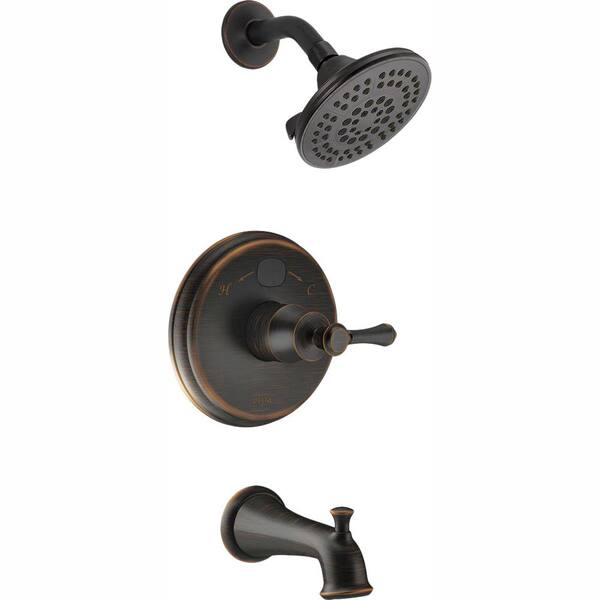 Shower Faucet In Venetian Bronze Valve, Delta Bathtub Shower Faucet