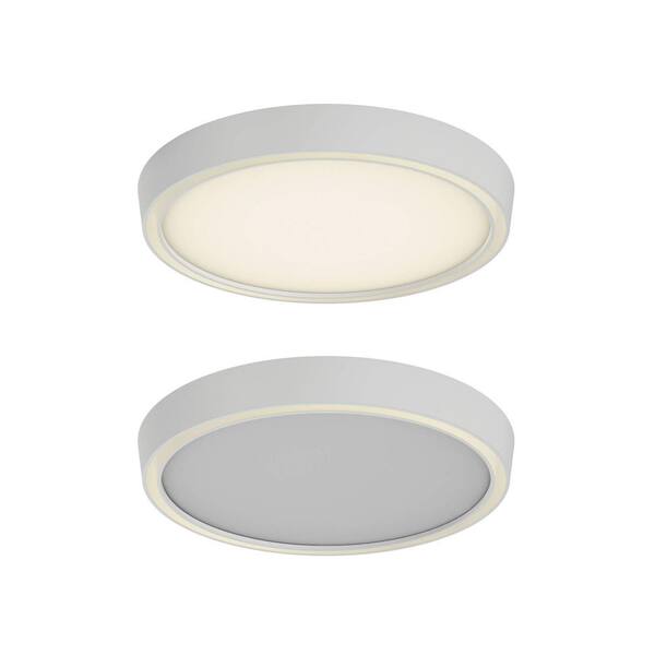 DALS Bloom 12 in. DualLight Dimmable LED Flush Mount CFR123KWH The