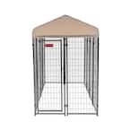 STAY Villa (Coverage Area - 0.0007-Acres ) (4 ft. x 8 ft. x 6 in. H) Khaki In-Ground Kennel