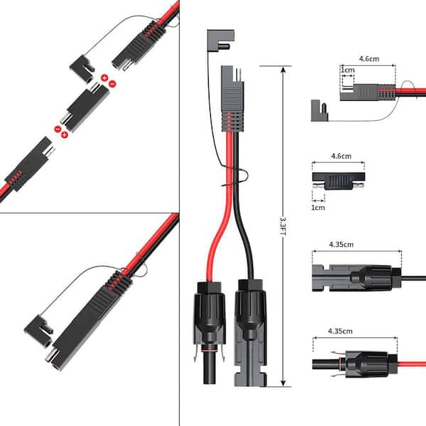 MISOL 10 Connettori MC3 Per Pannello Solare Maschio Femmina/adattatore MC3/certificazione TUV - Foto 3