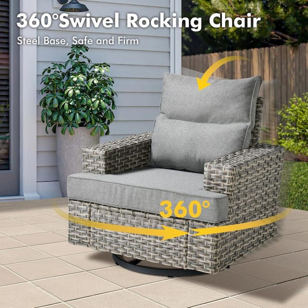 Toject Torino 10-Piece Wicker Outdoor Patio Conversation