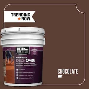 5 gal. #SC-129 Chocolate Smooth Solid Color Exterior Wood and Concrete Coating
