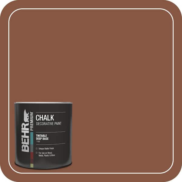 BEHR 1 qt. #S210-7 October Leaves Interior Chalk Finish Paint 713004 ...