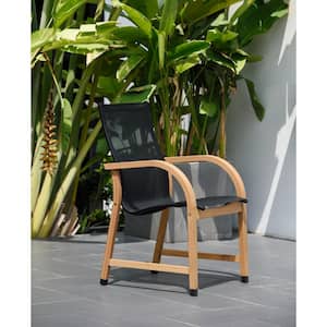 Tremezzo Quick-Dry Wood/Sling Outdoor Dining Chair (4-Pack)