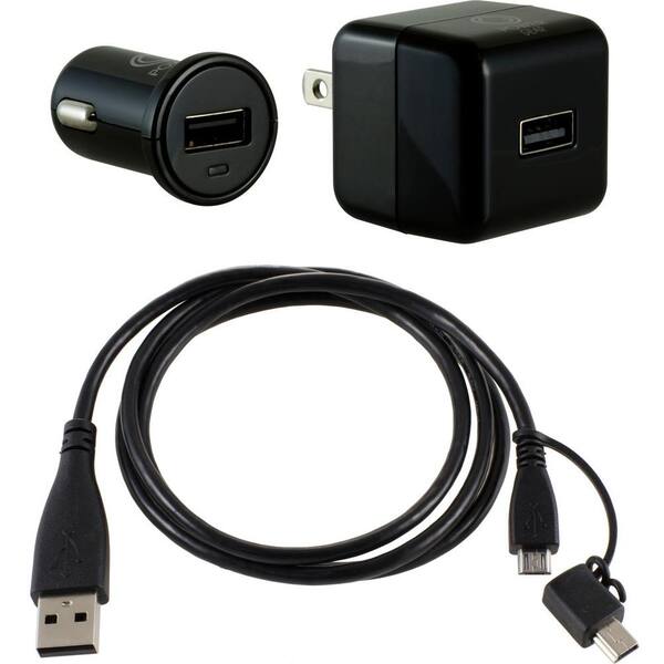Power Gear USB to Micro/Mini Charging Kit