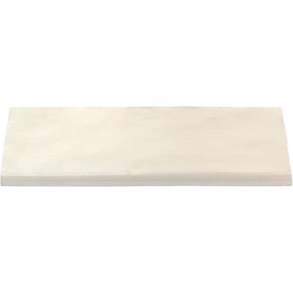 Ivy Hill Tile Amagansett Sand Dune Cream 2.55 in. x 7.87 in. Mixed Finish Ceramic Wall Bullnose Tile