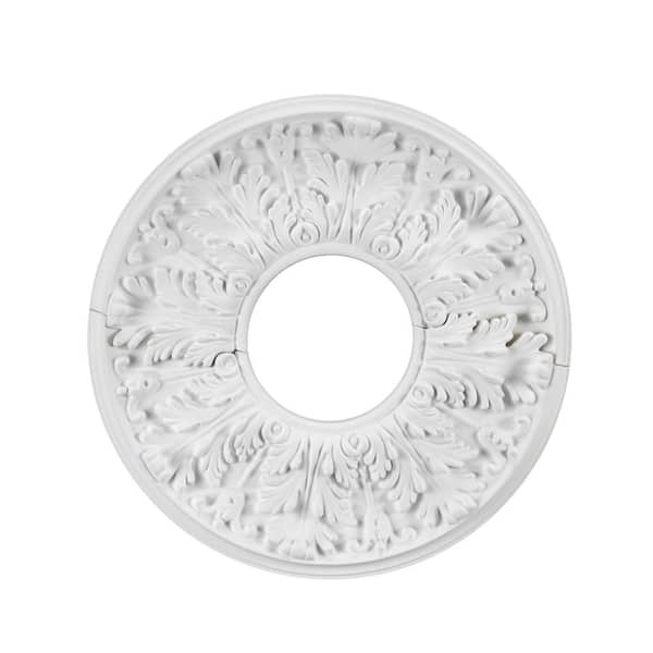 Aspen Creative Corporation 16 in. White Ceiling Medallion (2-Piece)